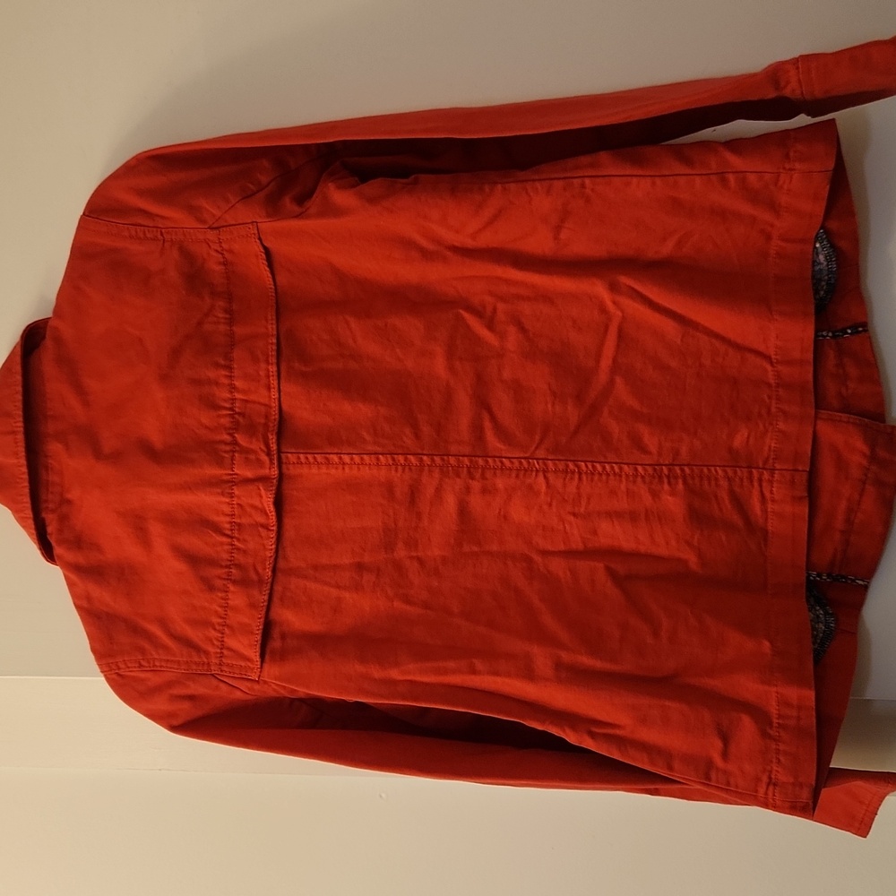 Old Navy Red Pea Coat Size Small - Picture 2 of 4